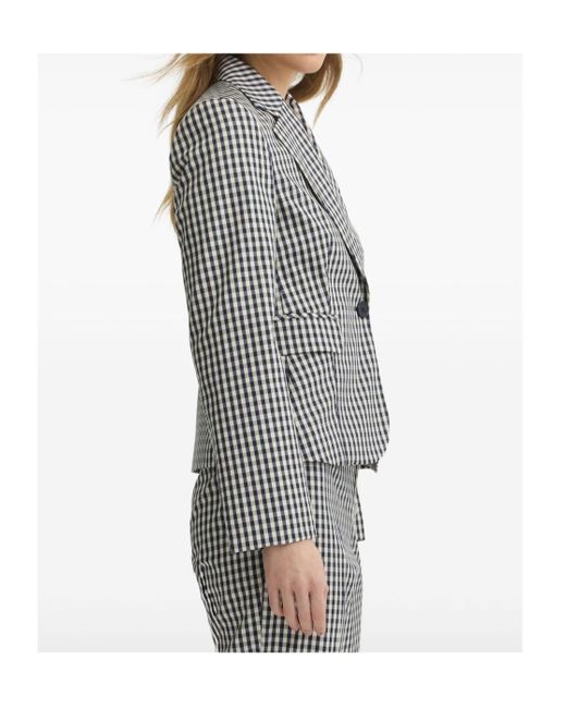 Liu Jo Blue Single Breasted Blazer