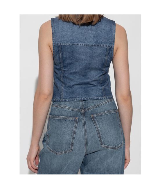 Rag & Bone Blue Miramar Isabella Vest