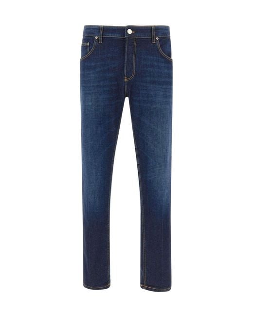 Pt Pantaloni Blue Belt Loop Jeans for men