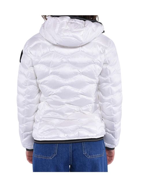 Blauer Usa White Blauer Camelia Quilted Jacket
