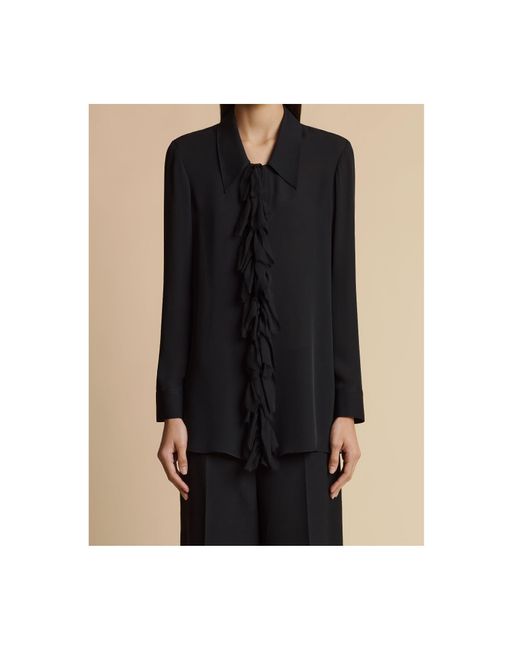 Khaite Blue Luka Long Sleeved Top