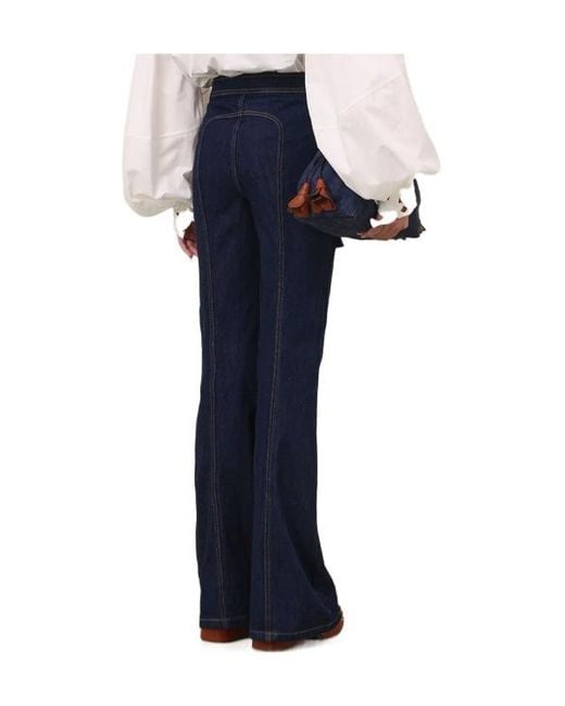 Zimmermann Blue Luna Flared Jeans