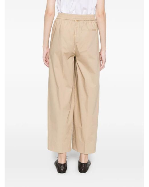 Twinset Natural Button-Fastening Trousers