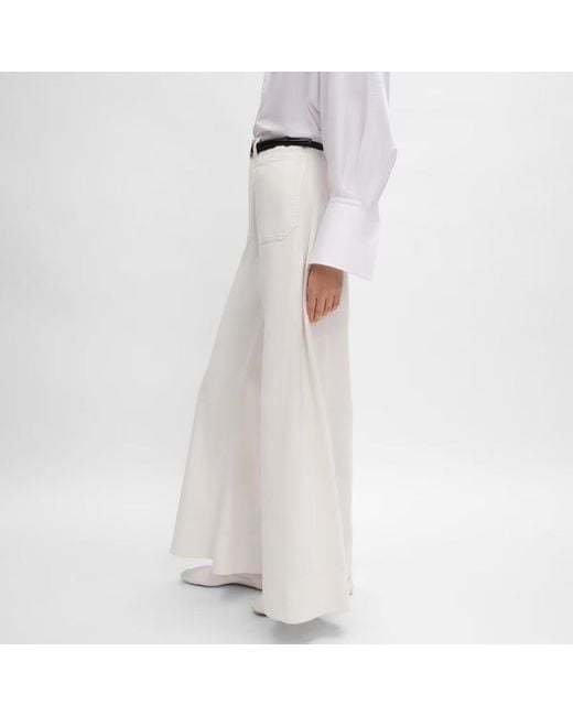 Céline White Flare Jeans 004