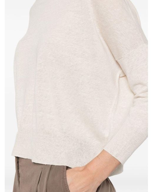 Baserange Natural Long-Sleeve Top