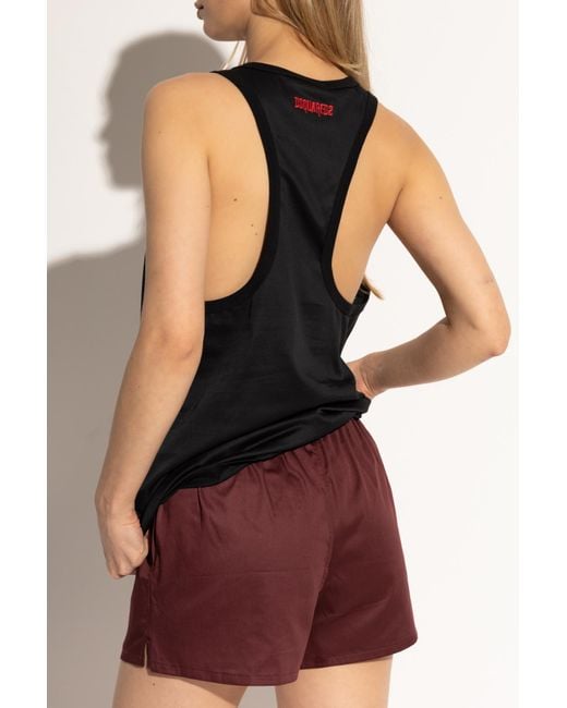 DSquared² Black Sleeveless Tops