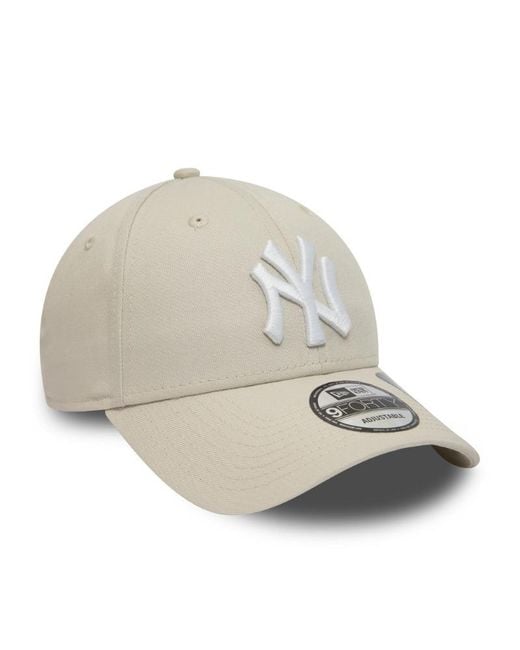 KTZ White New York Yankees Repreve League Essential Stone 9Forty Adjustable Cap for men