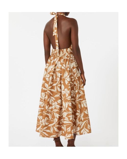 Max Mara Metallic Long Dress
