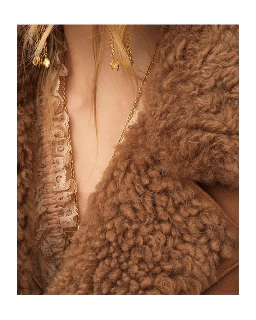 Chloé Brown Cropped Boxy Jacket