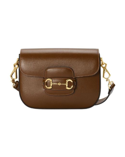Gucci Brown Horsebit 1955 Mini Crossbody Bag