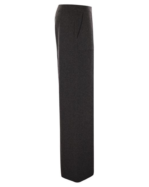 Max Mara Black Arno Straight-Leg Pants