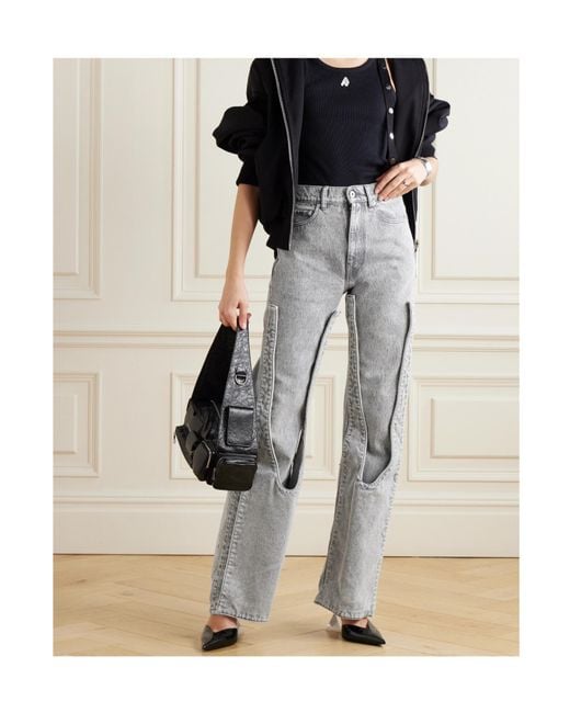 Y. Project Gray Straight Jeans