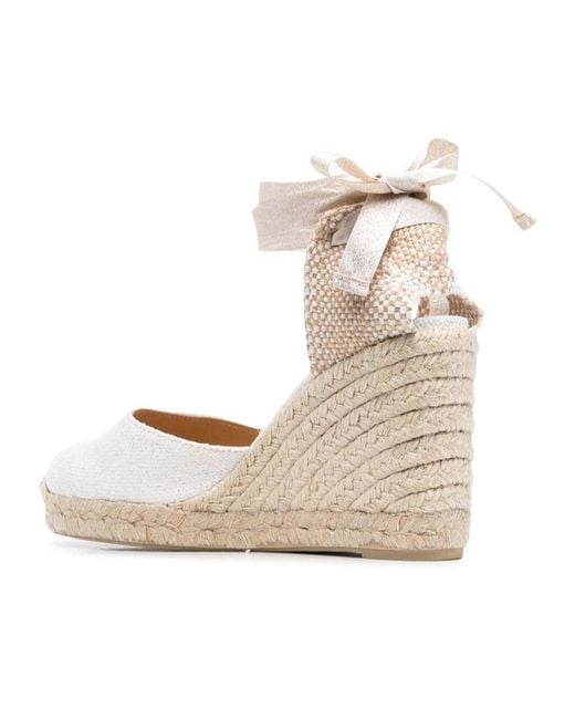 Castaner Natural Castañer Carina Almond Toe Espadrilles