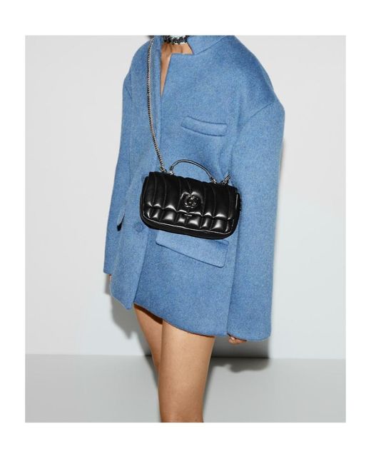 Gucci Black Gg Milano Mini Top Handle Bag