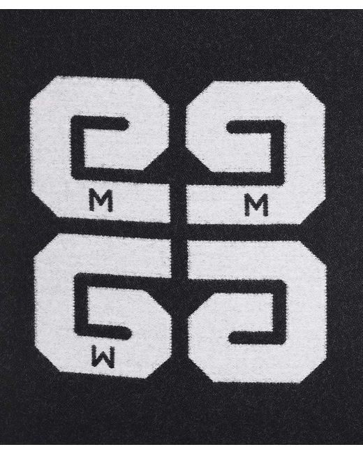 Givenchy White Logo Scarf for men
