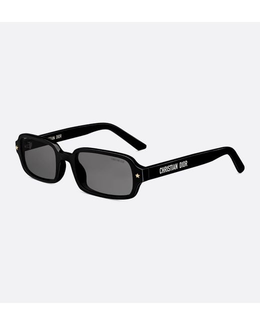 Dior White Rectangular Sunglasses