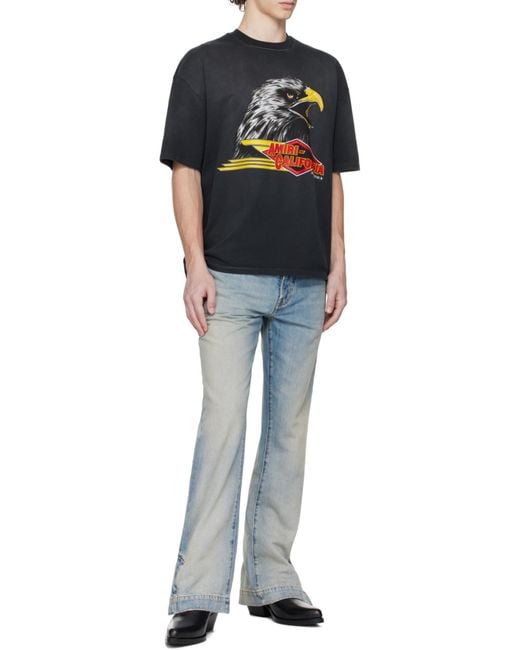 Amiri Blue Straight Flared Jeans for men