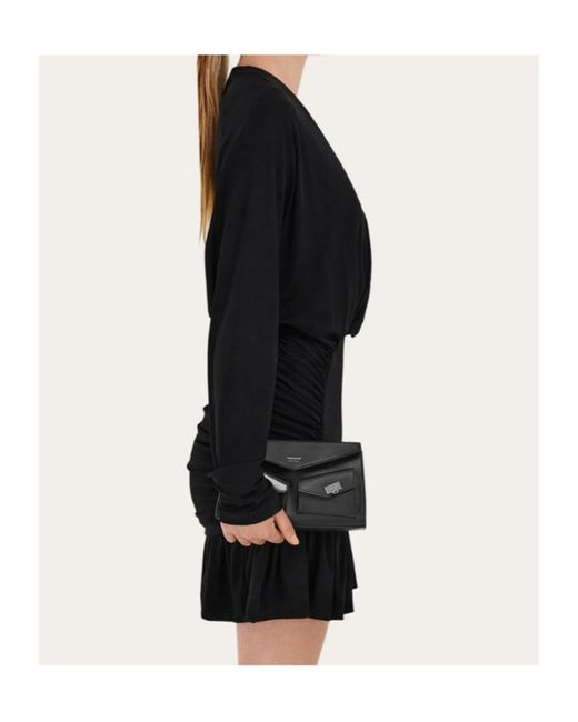 Ferragamo Black Ferragamo Multipocket Mini Bag