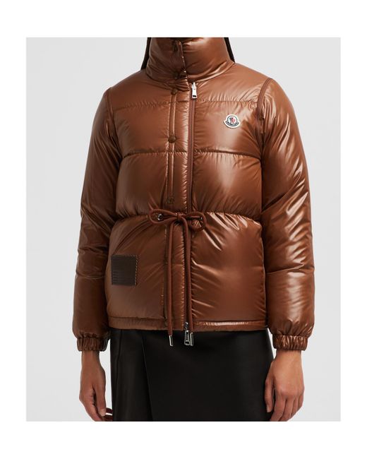 Moncler Black Verone Reversible Short Puffer Jacket