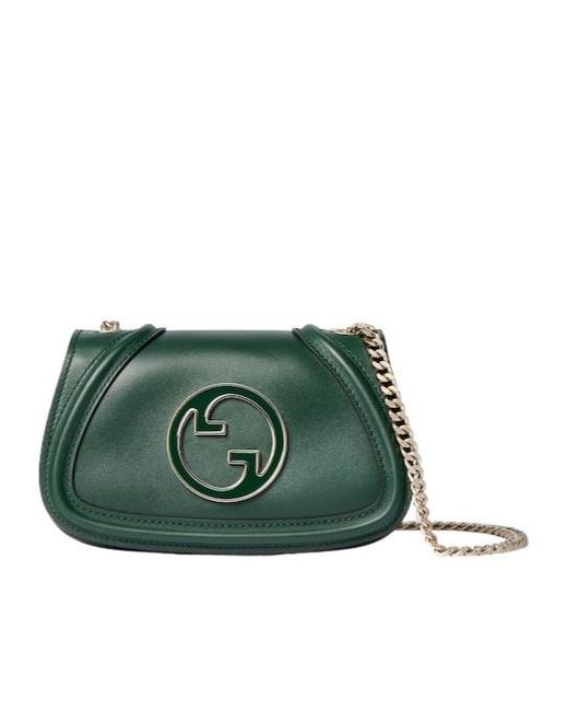 Gucci Green Blondie Small Shoulder Bag