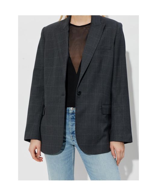 IRO Black Long-Sleeved Suit Jacket