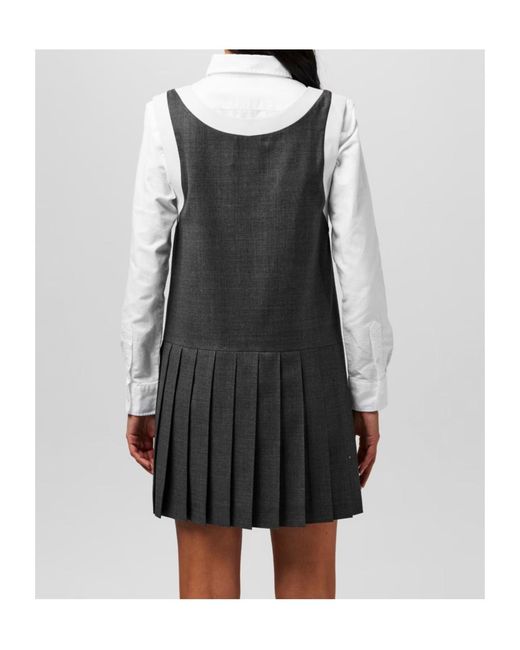Miu Miu Black Logo Mini Dress
