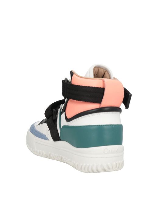 Chloé White High Top Sneakers