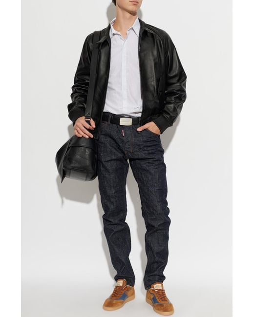 DSquared² Blue Belt Loop Jeans for men