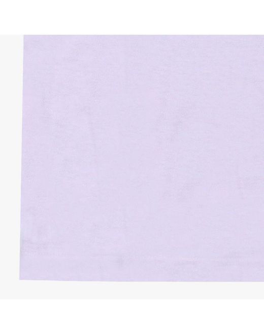Re/done Purple Printed Short-Sleeved T-Shirt