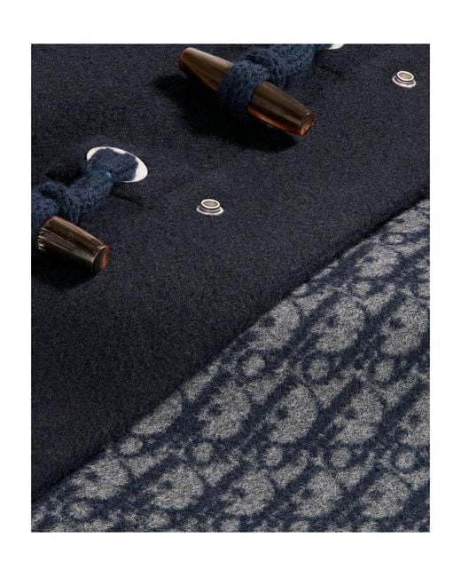 Dior Blue Icons Duffle Coat for men
