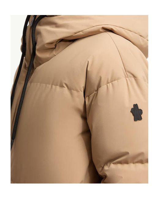 Moncler Natural Grenoble Allesaz Hooded Down Ski Jacket