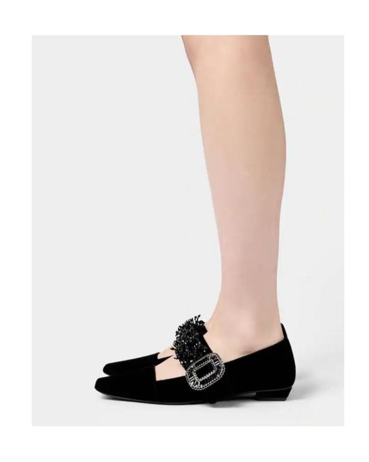 Roger Vivier Black Belle Vivier Mary Janes