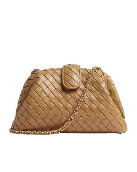 Bottega Veneta Natural Teen Lauren 1980 With Chain