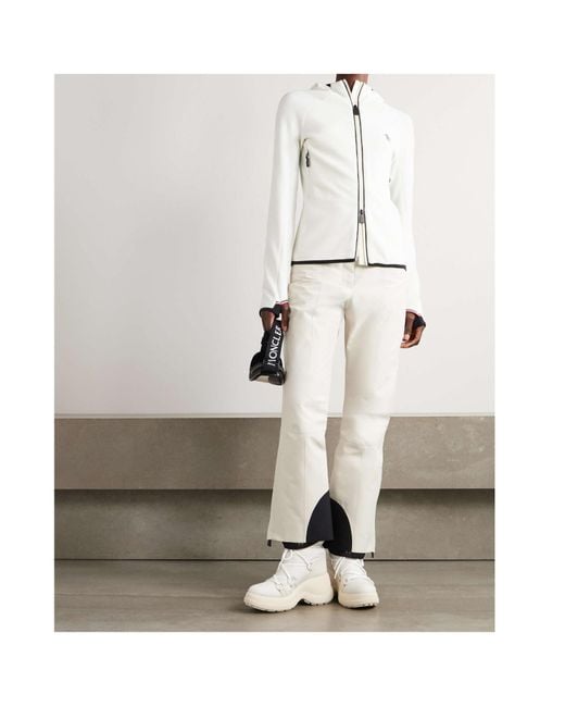Moncler White Long Sleeve Sweatshirt Jacket