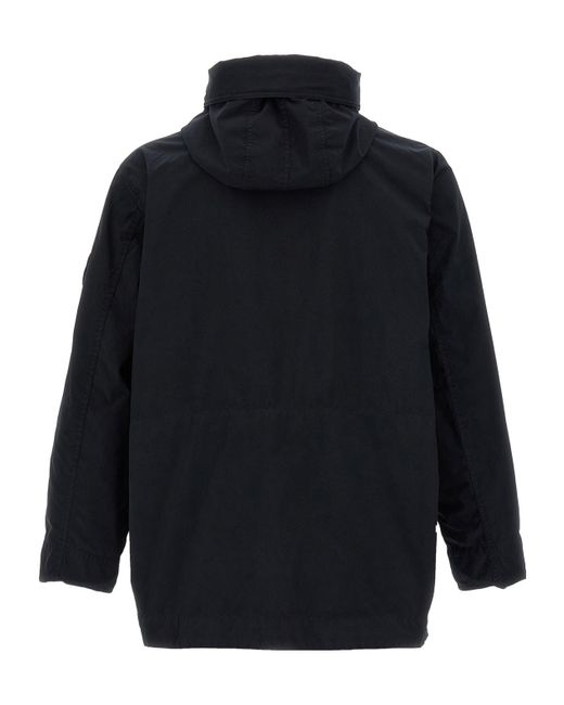 Stone Island Blue 'Light Compact Touch Poly-Tc' Parka for men
