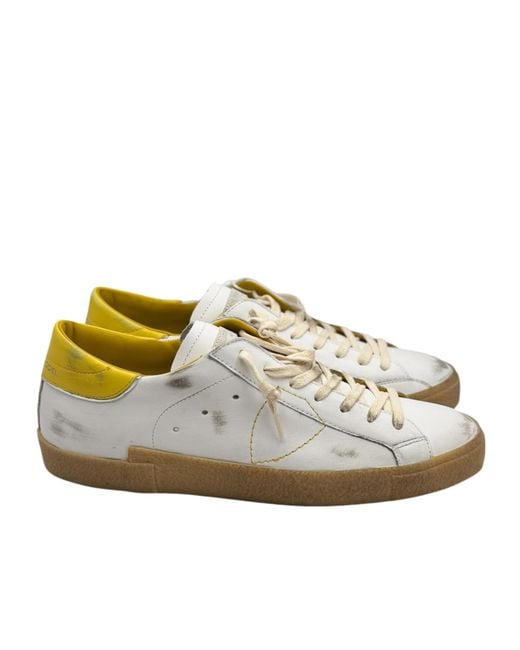 Philippe Model Multicolor Round Head Low-Cut Casual Shoes for men