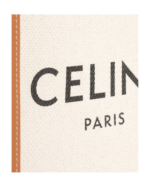 Céline Natural Mini Vertical Cabas