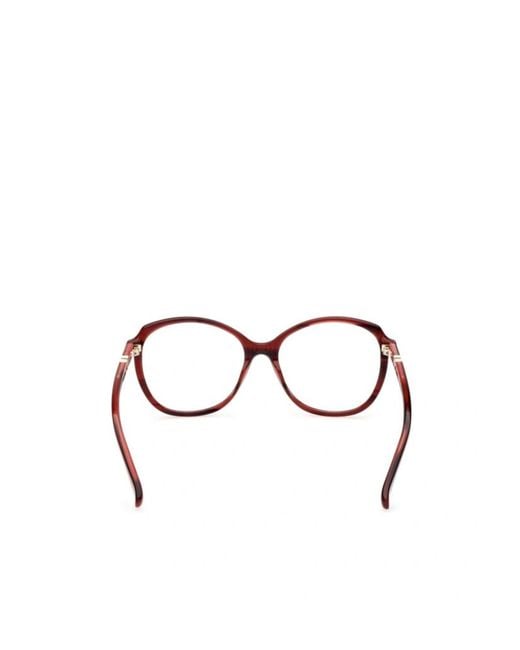 Max Mara White Butterfly Frame Glasses