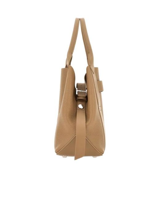 Hogan Natural Script Medium Shopping Bag