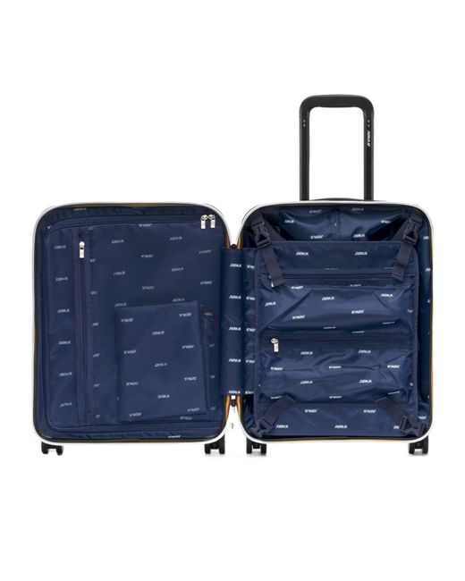 K-Way Pink Eudoxie Logo Embossed Trolley for men