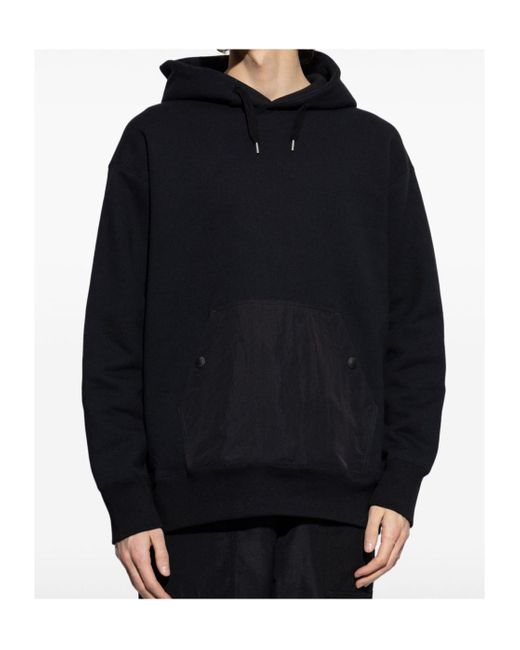 Comme des Garçons Blue Cotton Hoodie for men