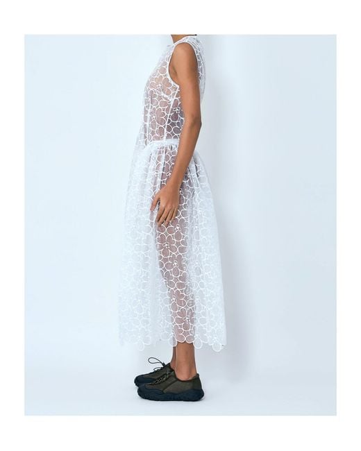 CECILIE BAHNSEN Blue Sleeveless Dress