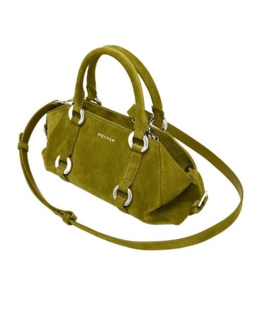 McQueen Green Farringdon Small Tote Bag