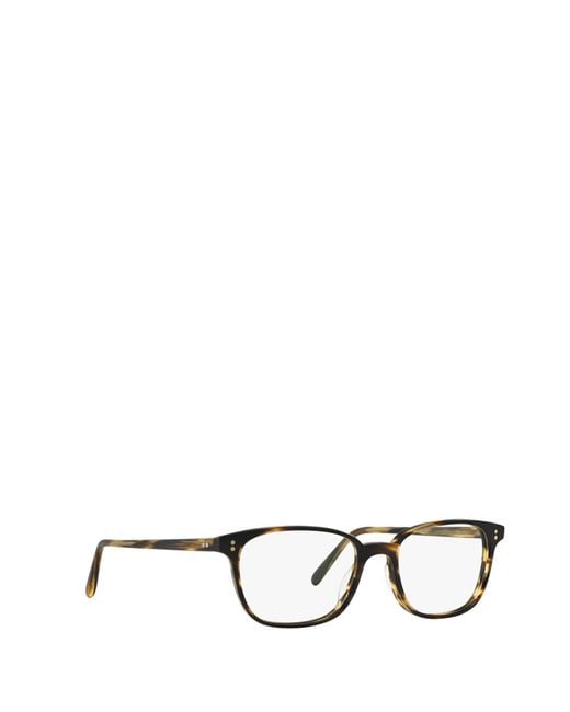 Oliver Peoples White Logo Flat Mirror for men