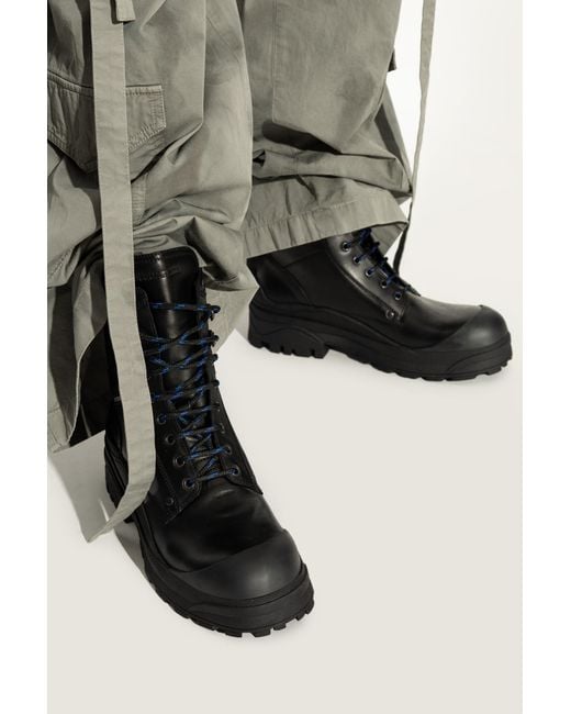 DSquared² Black Urban Combat Boots for men