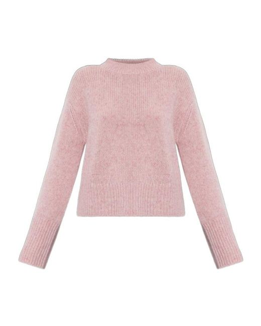 Lisa Yang Pink Karine Ribbed Knitted Sweater