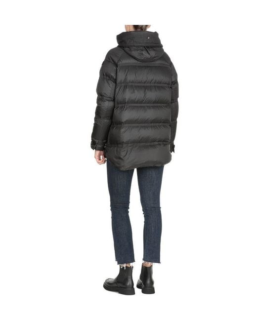 Peuterey Black Hooded Down Jacket