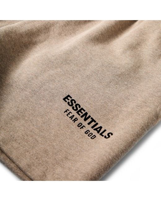 Fear Of God Natural Logo Drawstring Shorts