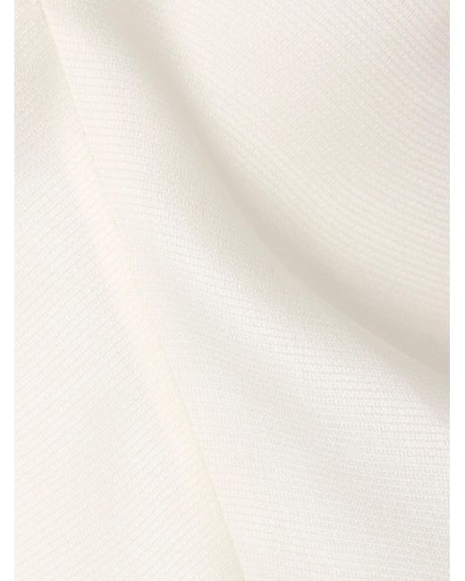 Khaite White The Ima Silk Dress
