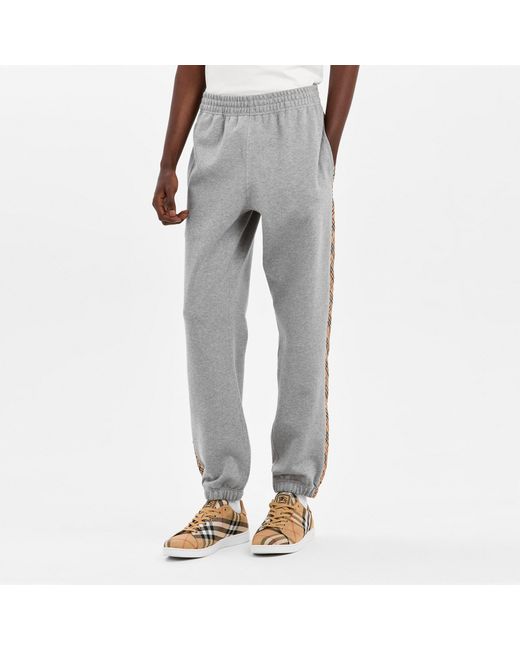 Burberry Gray Solid Color Casual Pants for men